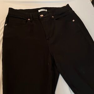 Good American size 10 very black Good Waist Cropped with stretch